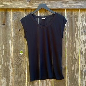 Helmut Lang black muscle T tank S